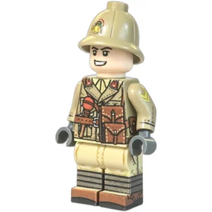 North Africa Italian Anti Tank Gunner (nco) Wwii Custom Printed Brick Block Figure