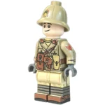 North Africa Italian LMG (Light Machine Gun) Gunner WWII - Custom Printed Brick Block Figure
