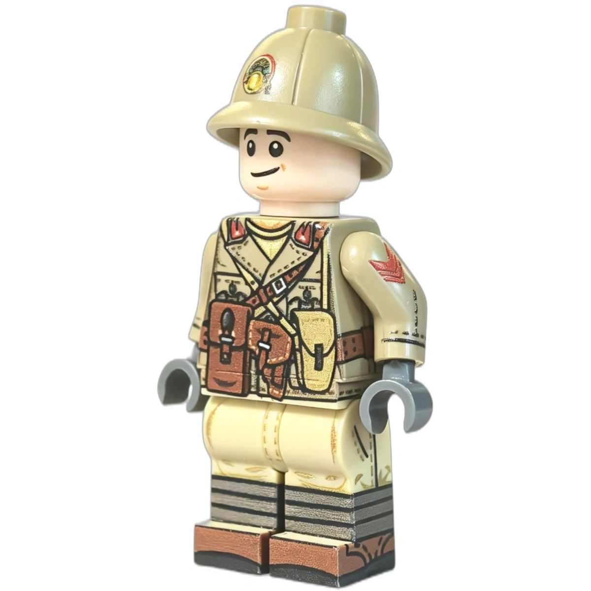 North Africa Italian LMG (Light Machine Gun) Gunner WWII - Custom Printed Brick Block Figure North Africa Italian Lmg (light Machine Gun) Gunner Wwii Custom Printed Brick Block Figure