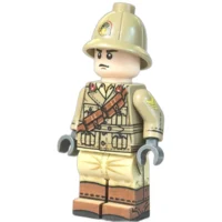 North Africa Italian SMG Assault Trooper (NCO) WWII - Custom Printed Brick Block Figure North Africa Italian Smg Assault Trooper (nco) Wwii Custom Printed Brick Block Figure