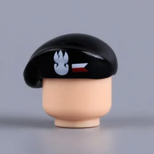 Polish Home Army Black Beret - Custom 3D Printed Miniature Accessory Parts Pieces for Brick Block Figures Polish Home Army Black Beret Custom 3d Printed Miniature Accessory Parts Pieces For Brick Block Figures