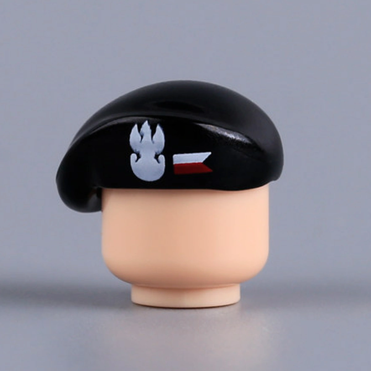 Polish Home Army Black Beret - Custom 3D Printed Miniature Accessory Parts Pieces for Brick Block Figures Polish Home Army Black Beret Custom 3d Printed Miniature Accessory Parts Pieces For Brick Block Figures