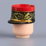 Red and Black Ceremonial General's Kepi - Custom 3D Printed Miniature Accessory Parts Pieces for Brick Block Figures