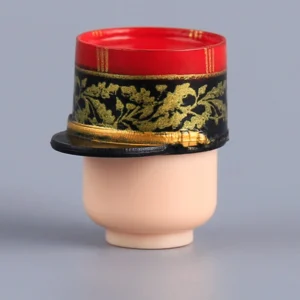 Red and Black Ceremonial Generals Kepi - Custom 3D Printed Miniature Accessory Parts Pieces for Brick Block Figures Red And Black Ceremonial Generals Kepi Custom 3d Printed Miniature Accessory Parts Pieces For Brick Block Figures