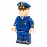 Republic of China (KMT) Navy Captain Chinese Civil War - Custom Printed Brick Block Figure