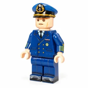 Republic of China (KMT) Navy Captain Chinese Civil War - Custom Printed Brick Block Figure Republic Of China (kmt) Navy Captain Chinese Civil War Custom Printed Brick Block Figure