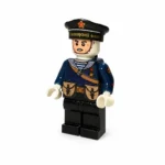 Soviet Navy Black Sea Fleet Sailor / Naval Infantry (Dark Blue Uniform) WWII - Custom Printed Brick Block Figure