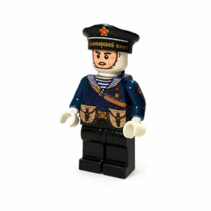 Soviet Navy Black Sea Fleet Sailor Naval Infantry (Dark Blue Uniform) WWII - Custom Printed Brick Block Figure Soviet Navy Black Sea Fleet Sailor Naval Infantry (dark Blue Uniform) Wwii Custom Printed Brick Block Figure