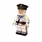 Soviet Navy Black Sea Fleet Sailor (Summer White Uniform) WWII - Custom Printed Brick Block Figure