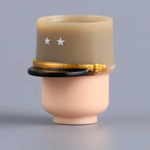 Tan General Officers Kepi (Two-Star) - Custom 3D Printed Miniature Accessory Parts Pieces for Brick Block Figures Tan General Officers Kepi (two Star) Custom 3d Printed Miniature Accessory Parts Pieces For Brick Block Figures