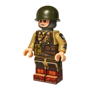 US 101st Airborne BAR Gunner (Khaki Uniform) WWII – Custom Printed Brick Block Figure Us 101st Airborne Bar Gunner (khaki Uniform) Wwii – Custom Printed Brick Block Figure