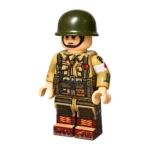 US 101st Airborne Medic (Red Cross Armband) WWII – Custom Printed Brick Block Figure