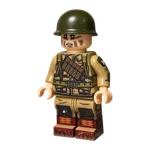US 101st Airborne Radio Operator (Camouflage Face Paint) WWII – Custom Printed Brick Block Figure