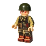 US 101st Airborne Thompson NCO (Khaki Uniform) WWII – Custom Printed Brick Block Figure