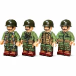 US USMC Marine Paratroopers Paramarine (Paramarines) WWII - Custom Printed Brick Block Figure