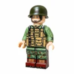 US USMC Navy Hospital Corpsman USMC Paramarine Medic (with Medical Vest) WWII - Custom Printed Brick Block Figure