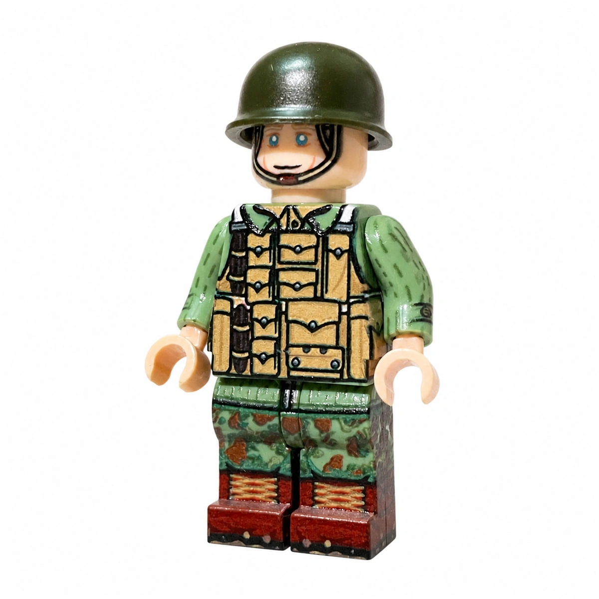 US USMC Navy Hospital Corpsman USMC Paramarine Medic (with Medical Vest) WWII - Custom Printed Brick Block Figure Us Usmc Navy Hospital Corpsman Usmc Paramarine Medic (with Medical Vest) Wwii Custom Printed Brick Block Figure