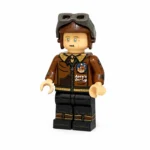 USAAF B-17 100th Bomb Group Captain ("Here's Lucky" B-3 Jacket) "Masters of the Air" WWII - Custom Printed Brick Block Figure
