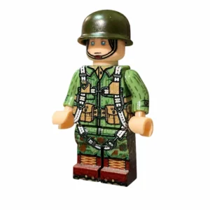 USMC Paramarine (with Printed Parachute Harness Frogskin) WWII - Custom Printed Brick Block Figure Usmc Paramarine (with Printed Parachute Harness Frogskin) Wwii Custom Printed Brick Block Figure
