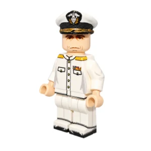 United States Navy Admiral Raymond A. Spruance (Service Dress White Uniform) WWII - Custom Printed Brick Block Figure United States Navy Admiral Raymond A. Spruance (service Dress White Uniform) Wwii Custom Printed Brick Block Figure