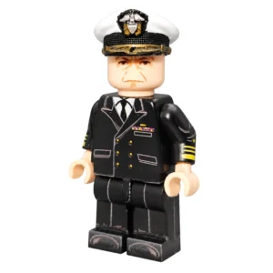 United States Navy Vice Admiral Frank Jack Fletcher (Service Dress Blue Uniform) WWII - Custom Printed Brick Block Figure United States Navy Vice Admiral Frank Jack Fletcher (service Dress Blue Uniform) Wwii Custom Printed Brick Block Figure