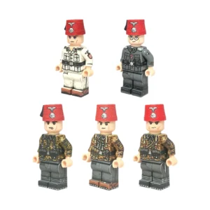 Waffen-SS Bosnian Mountain Troop Handschar Collection WWII - Custom Printed Brick Block Figure Waffen Ss Bosnian Mountain Troop Handschar Collection Wwii Custom Printed Brick Block Figure