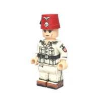 Waffen-SS Bosnian Mountain Troop Handschar Sergeant Major (Summer Uniform) WWII - Custom Printed Brick Block Figure Waffen Ss Bosnian Mountain Troop Handschar Sergeant Major (summer Uniform) Wwii Custom Printed Brick Block Figure