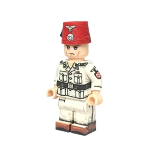 Waffen-SS Bosnian Mountain Troop Handschar Sergeant Major (Summer Uniform) WWII - Custom Printed Brick Block Figure Waffen Ss Bosnian Mountain Troop Handschar Sergeant Major (summer Uniform) Wwii Custom Printed Brick Block Figure