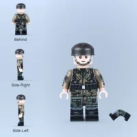 All Sides Of German Air Force Camouflage Paratrooper (Standard Rifleman) - Custom Printed Brick Block Figure All Sides Of German Air Force Camouflage Paratrooper (Standard Rifleman) - Custom Printed Brick Block Figure