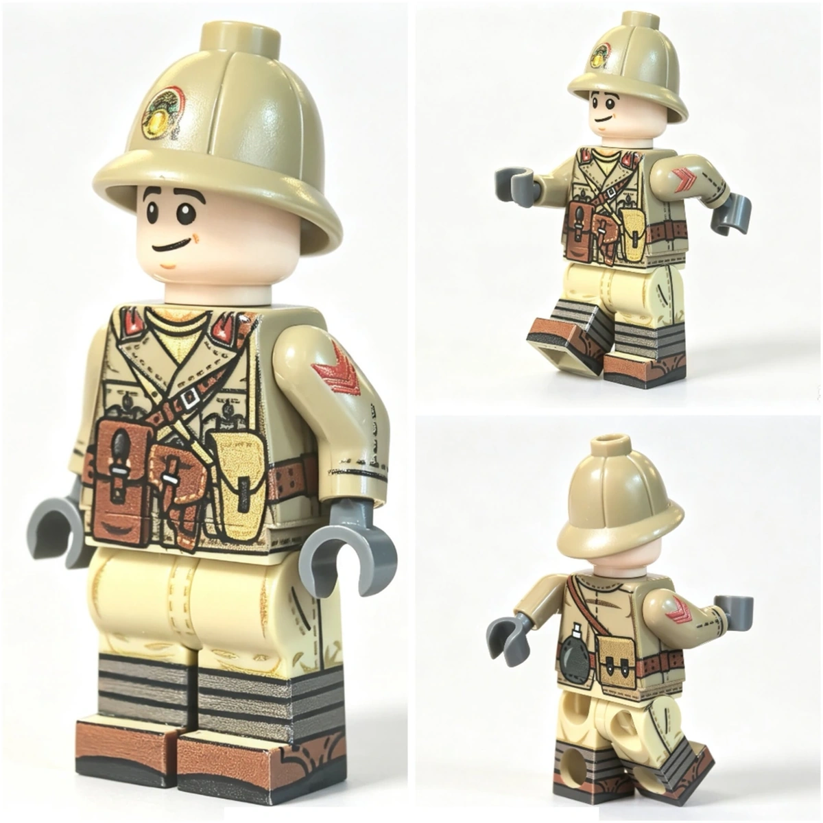 all sides of North Africa Italian LMG (Light Machine Gun) Gunner WWII - Custom Printed Brick Block Figure All Sides Of North Africa Italian Lmg (light Machine Gun) Gunner Wwii Custom Printed Brick Block Figure