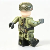 the back of German Fallschirmjäger (Paratrooper) Fortress Machine Gun Assaulter Battle of France WWII - Custom Printed Brick Block Figure The Back Of German Fallschirmjäger (paratrooper) Fortress Machine Gun Assaulter Battle Of France Wwii Custom Printed Brick Block Figure