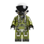Modern Combat Tactical Fighter Pilot (ZSh-7 "Fly" Helmet) - Custom Printed Brick Block Figure