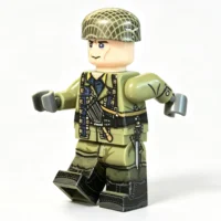 the left of German Fallschirmjäger (Paratrooper) Fortress Assault Rifleman (Kar98k) Battle of France WWII - Custom Printed Brick Block Figure The Left Of German Fallschirmjäger (paratrooper) Fortress Assault Rifleman (kar98k) Battle Of France Wwii Custom Printed Brick Block Figure