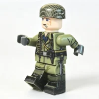 the left of German Fallschirmjäger (Paratrooper) Fortress Machine Gun Assaulter Battle of France WWII - Custom Printed Brick Block Figure The Left Of German Fallschirmjäger (paratrooper) Fortress Machine Gun Assaulter Battle Of France Wwii Custom Printed Brick Block Figure