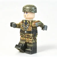 the left side of German Fallschirmjäger (Paratrooper) Military Police Splinter Camouflage WWII - Custom Printed Brick Block Figure The Left Side Of German Fallschirmjäger (paratrooper) Military Police Splinter Camouflage Wwii Custom Printed Brick Block Figure