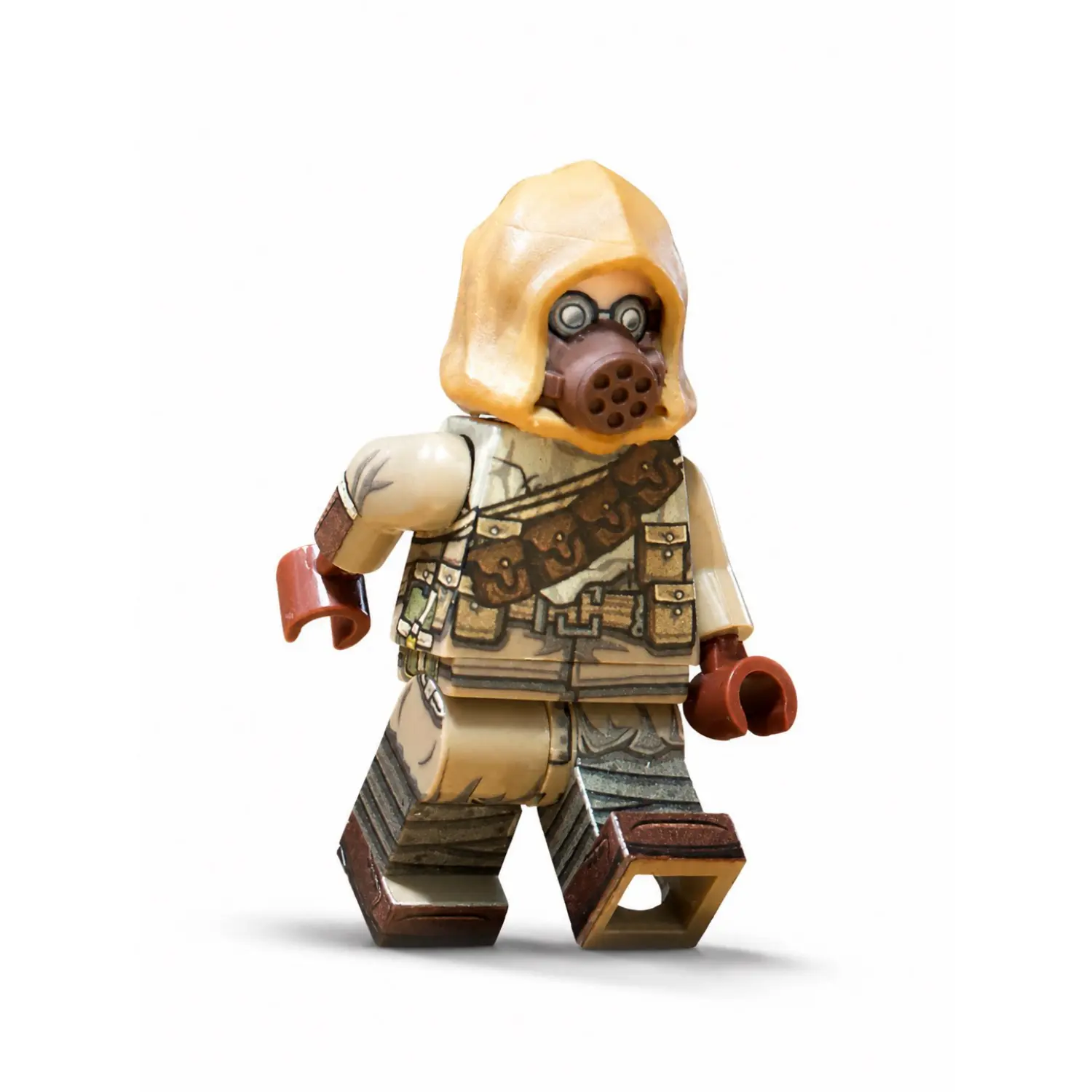 the right of British Tank Hunter (Gas Mask & Hood) WWI - Custom Printed Brick Block Figure The Right Of British Tank Hunter (gas Mask & Hood) Wwi Custom Printed Brick Block Figure