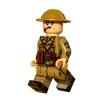 British Royal Navy 30 Commando Intelligence Officer WWII – Custom Printed Brick Block Figure
