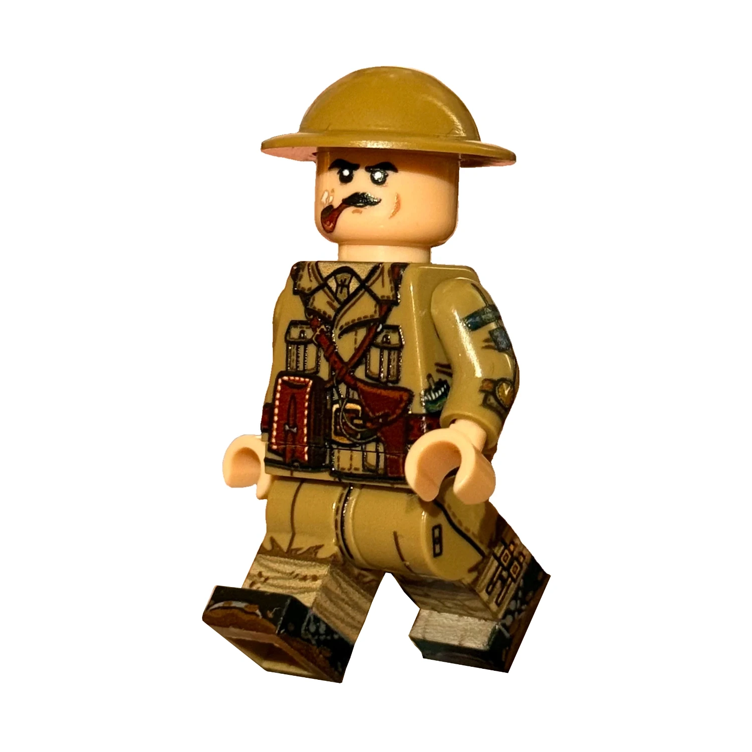 British Royal Navy 30 Commando Intelligence Officer WWII – Custom Printed Brick Block Figure British Royal Navy 30 Commando Intelligence Officer WWII – Custom Printed Brick Block Figure