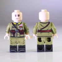 Chinese General Yu Chengwan Front and Rear Views Second Sino-Japanese War – Custom Printed Brick Block Figure Chinese General Yu Chengwan Front And Rear Views Second Sino Japanese War – Custom Printed Brick Block Figure