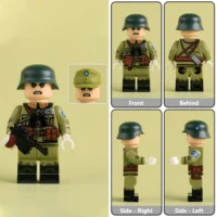 Chinese Nationalist Platoon Leader Second Lieutenant Front Side and Rear Views WWII – Custom Printed Brick Block Figure Chinese Nationalist Platoon Leader Second Lieutenant Front Side And Rear Views Wwii – Custom Printed Brick Block Figure