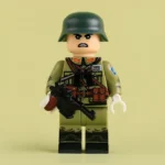 Chinese Nationalist Platoon Leader Second Lieutenant with Weapon WWII – Custom Printed Brick Block Figure