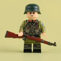 Chinese Nationalist Rifleman Private First Class with Weapon WWII – Custom Printed Brick Block Figure Chinese Nationalist Rifleman Private First Class With Weapon Wwii – Custom Printed Brick Block Figure