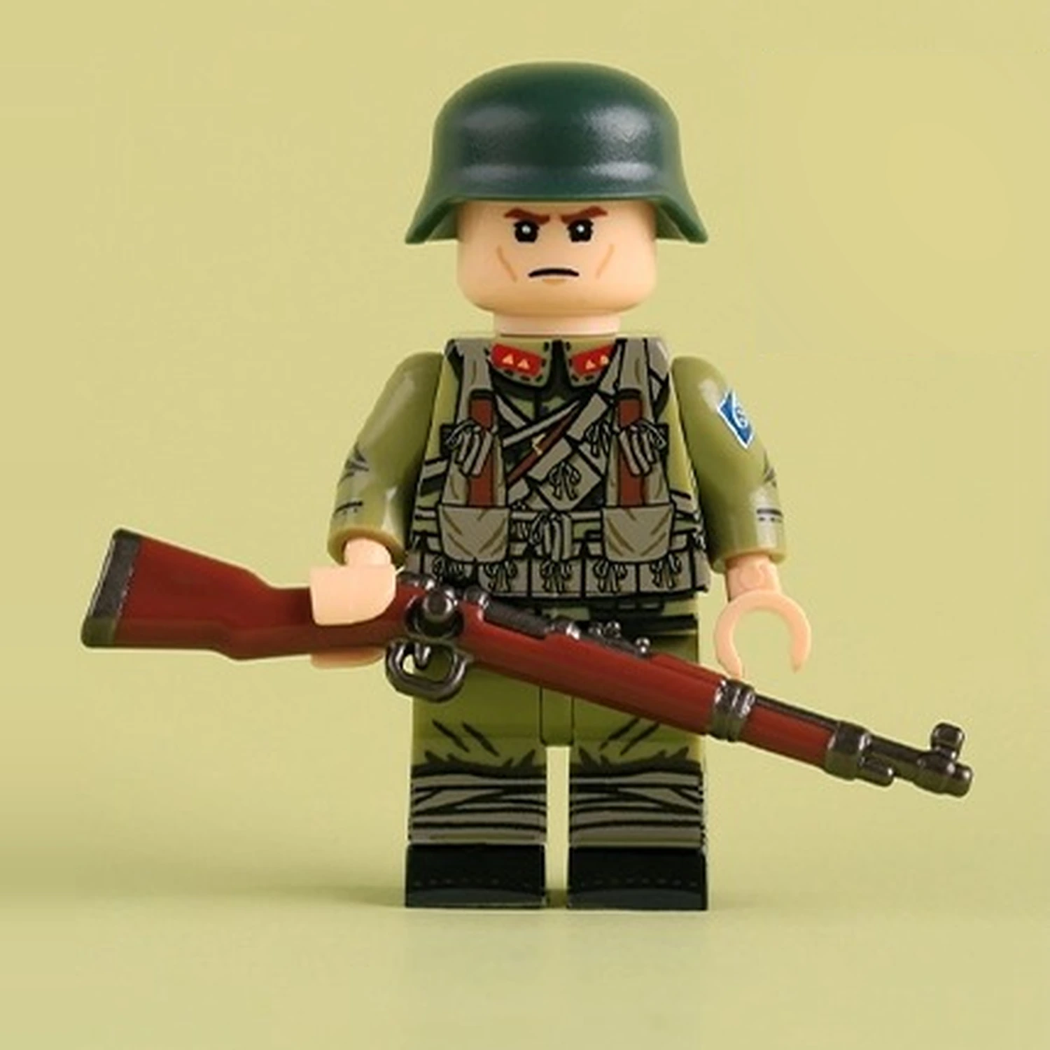 Chinese Nationalist Rifleman Private First Class with Weapon WWII – Custom Printed Brick Block Figure Chinese Nationalist Rifleman Private First Class With Weapon Wwii – Custom Printed Brick Block Figure