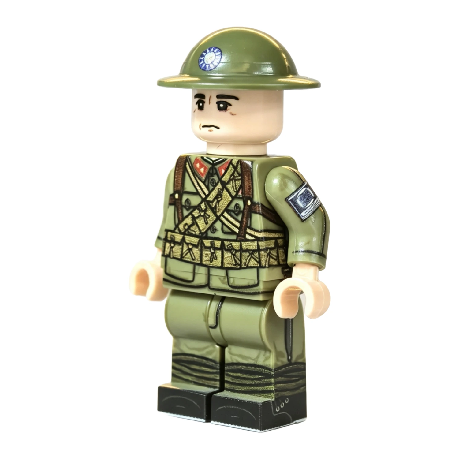 Chinese Tax Police Corps Infantryman Republican Era – Custom Printed Brick Block Figure