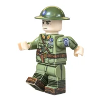 Chinese Tax Police Corps Officer Republican Era Alternate Pose – Custom Printed Brick Block Figure