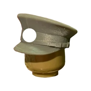 Five-Star Military Peaked Cap – Custom 3D Printed Miniature Accessory Parts Pieces for Brick Block Figures Five-Star Military Peaked Cap – Custom 3D Printed Miniature Accessory Parts Pieces for Brick Block Figures
