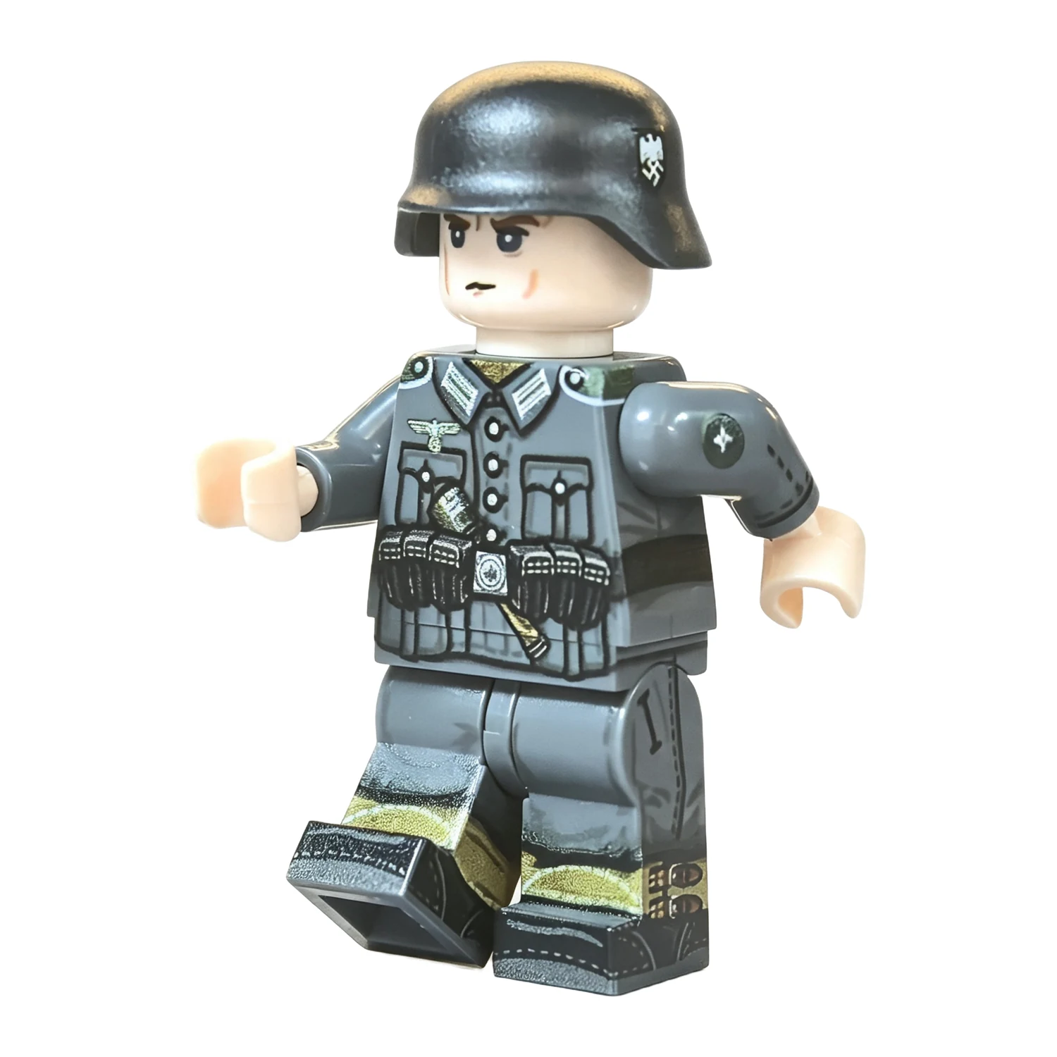 French 638th Infantry Regiment Field Tunic Soldier WWII Alternate Pose – Custom Printed Brick Block Figure French 638th Infantry Regiment Field Tunic Soldier WWII Alternate Pose – Custom Printed Brick Block Figure
