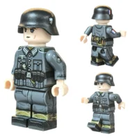 French 638th Infantry Regiment Field Tunic Soldier WWII Front and Rear Views – Custom Printed Brick Block Figure French 638th Infantry Regiment Field Tunic Soldier WWII Front and Rear Views – Custom Printed Brick Block Figure