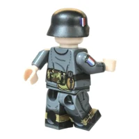 French 638th Infantry Regiment Field Tunic Soldier WWII Rear View Alternate Pose – Custom Printed Brick Block Figure French 638th Infantry Regiment Field Tunic Soldier WWII Rear View Alternate Pose – Custom Printed Brick Block Figure