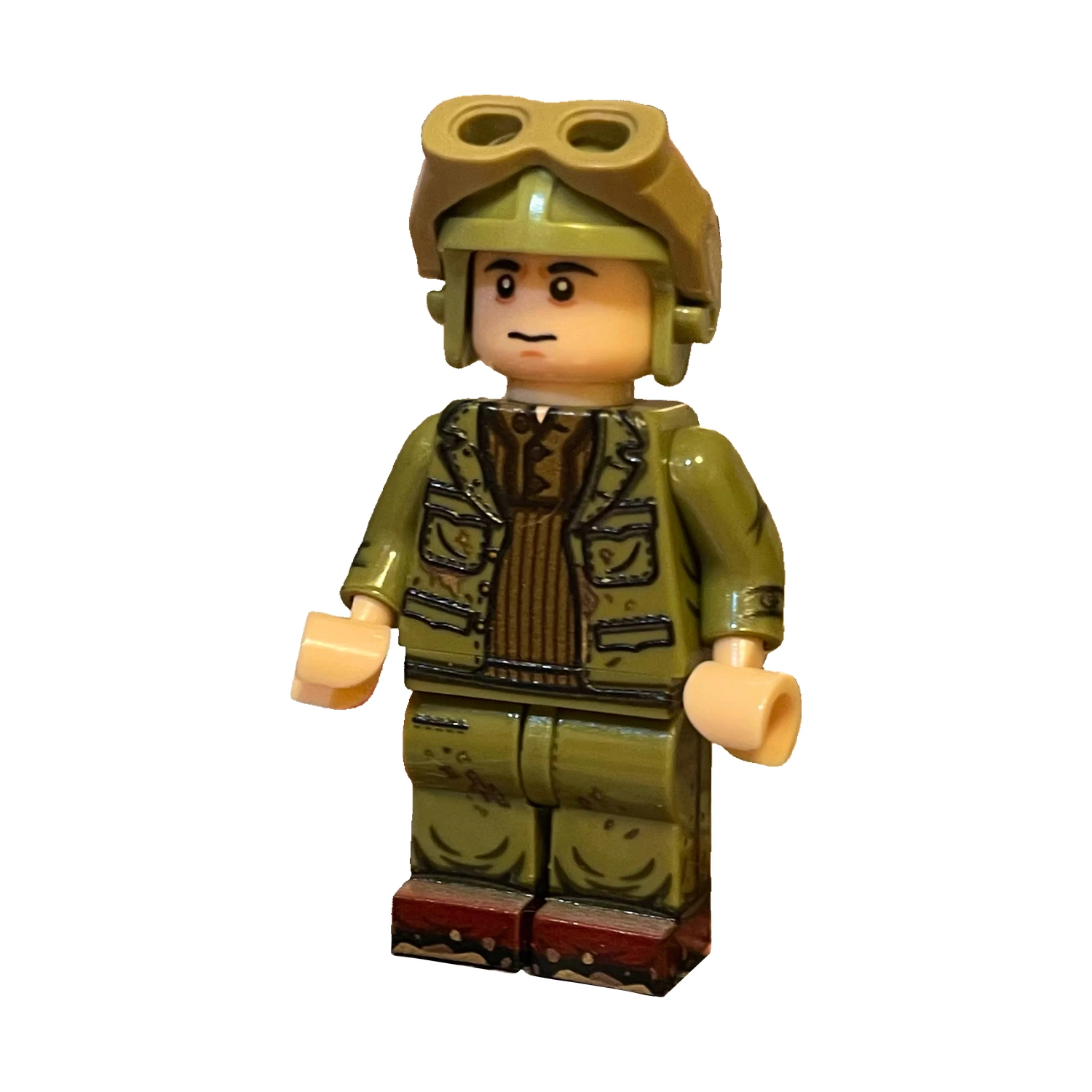 Fury Sherman Assistant Driver Norman Ellison WWII – Custom Printed Brick Block Figure Fury Sherman Assistant Driver Norman Ellison WWII – Custom Printed Brick Block Figure